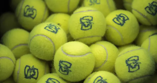 Creighton Tennis Balls Logo