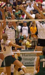 Volleyball Sweeps Second Border War