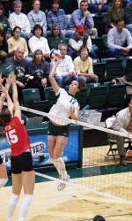 Volleyball Sweeps TCU