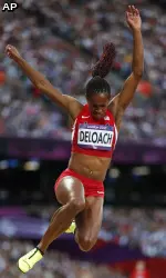 DeLoach wins bronze in long jump at 2012 Olympics