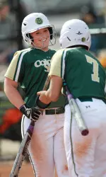 Softball recap: Rams sweep Wolf Pack to move into 1st-place tie