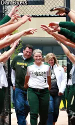 Softball recap: Rams drop pair to Spartans on Senior Day