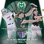 Trio of Rams earn All-Mountain West softball recognition