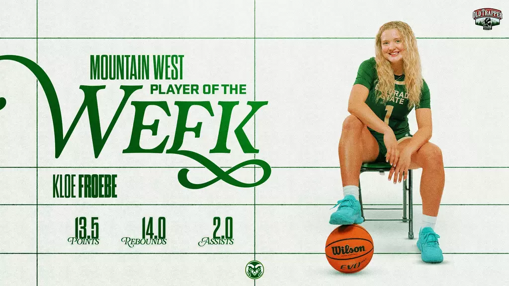 Image related to Froebe Secures MW Player of the Week Honors