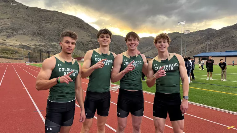 Men's 4x400 and Jamison Set School Records