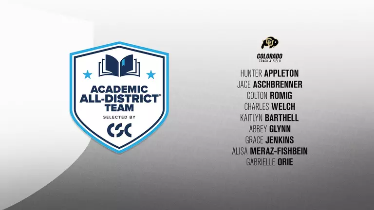 Nine Buffs Selected CSC Academic All-District