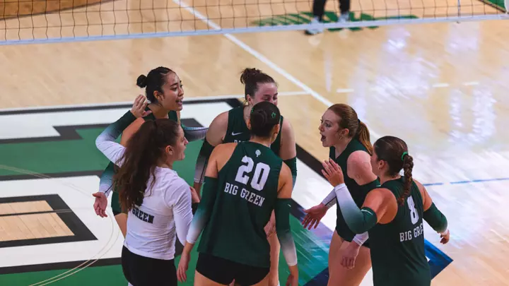 DVB huddles after point