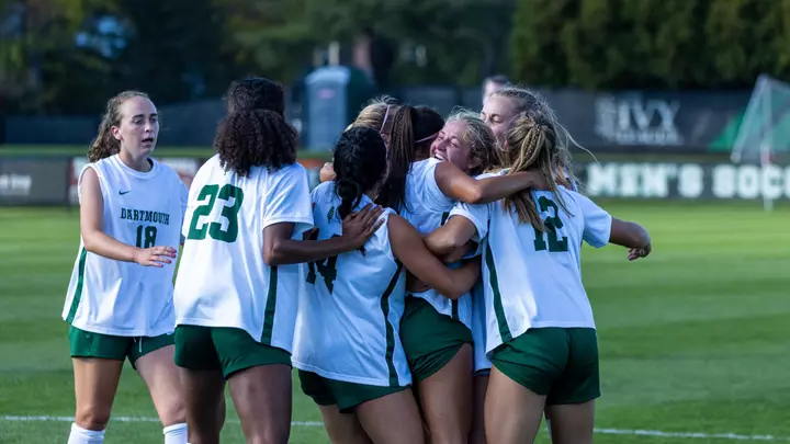 Women's soccer celebrates win