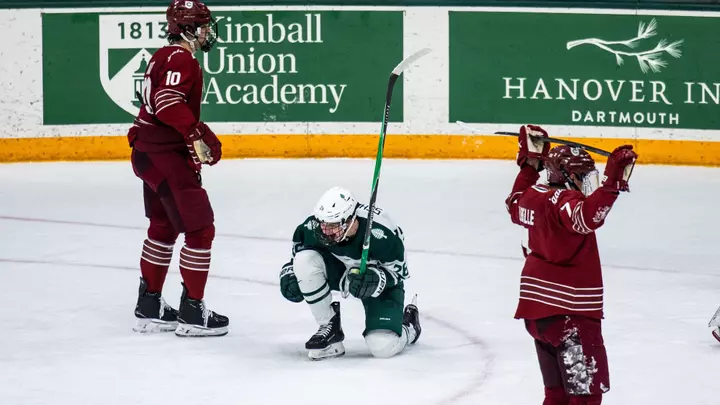 Ryann Schelling cellys against Colgate