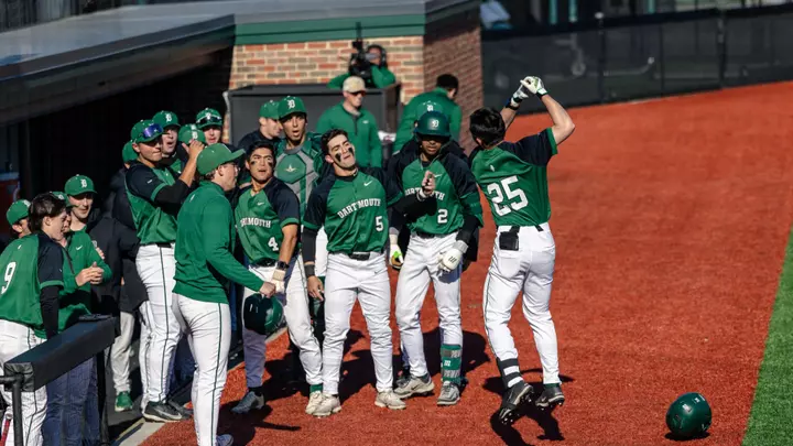 Taer Rodriguez HR Celebration vs Holy Cross