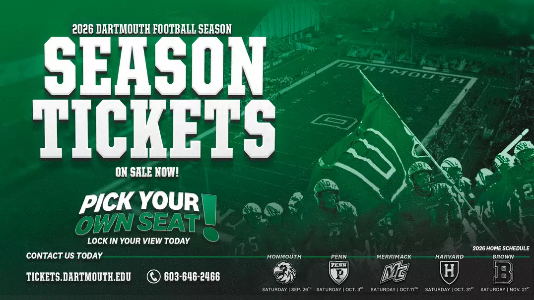 Dartmouth football season tickets 2026