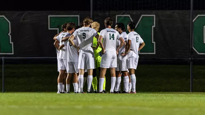 Men's Soccer Huddle