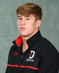 Davidson’s wrestling team pose for head and social media photos at the Belk Arena on Tuesday, October 6, 2020 in Davidson, North Carolina.