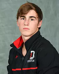 Davidson’s wrestling team pose for head and social media photos at the Belk Arena on Tuesday, October 6, 2020 in Davidson, North Carolina.