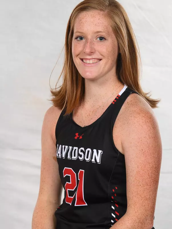 Davidson field hockey team pose for head and social media photos at the Belk Arena on Monday, September 14, 2020 in Davidson, North Carolina.