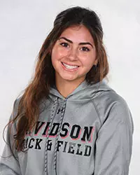 Davidson’s track & field team pose for head and social media photos at the Belk Arena on Thursday, September 17, 2020 in Davidson, North Carolina.