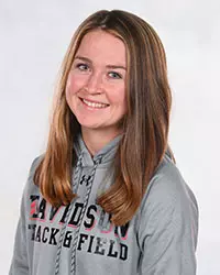 Davidson’s track & field team pose for head and social media photos at the Belk Arena on Thursday, September 17, 2020 in Davidson, North Carolina.