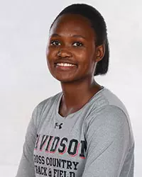Davidson’s track & field team pose for head and social media photos at the Belk Arena on Thursday, September 17, 2020 in Davidson, North Carolina.