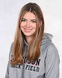 Davidson’s track & field team pose for head and social media photos at the Belk Arena on Thursday, September 17, 2020 in Davidson, North Carolina.