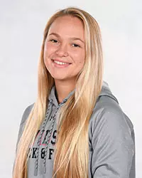 Davidson’s track & field team pose for head and social media photos at the Belk Arena on Thursday, September 17, 2020 in Davidson, North Carolina.