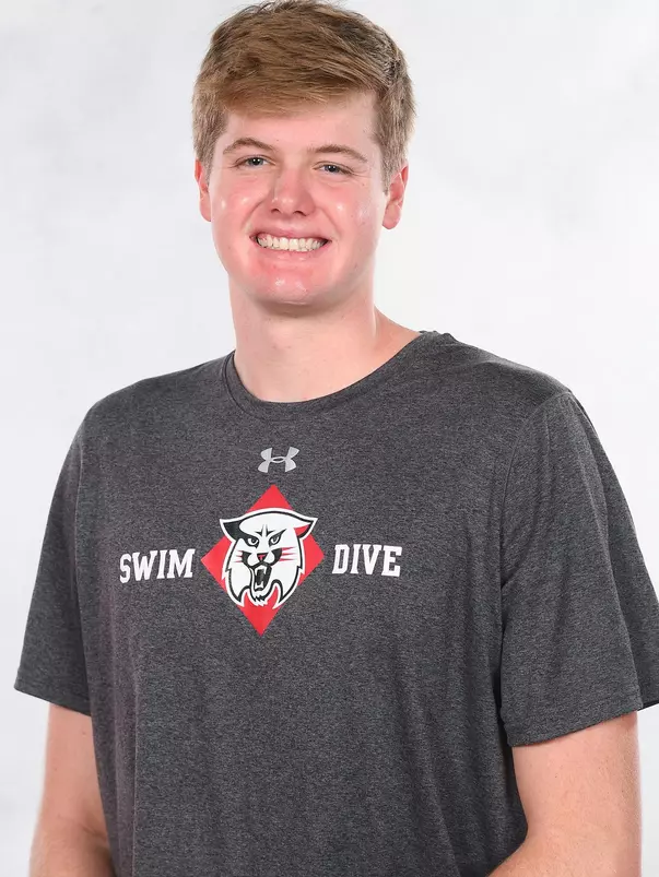 Davidson’s swimming and dive team pose for head and social media photos at the Belk Arena on Thursday, September 17, 2020 in Davidson, North Carolina.