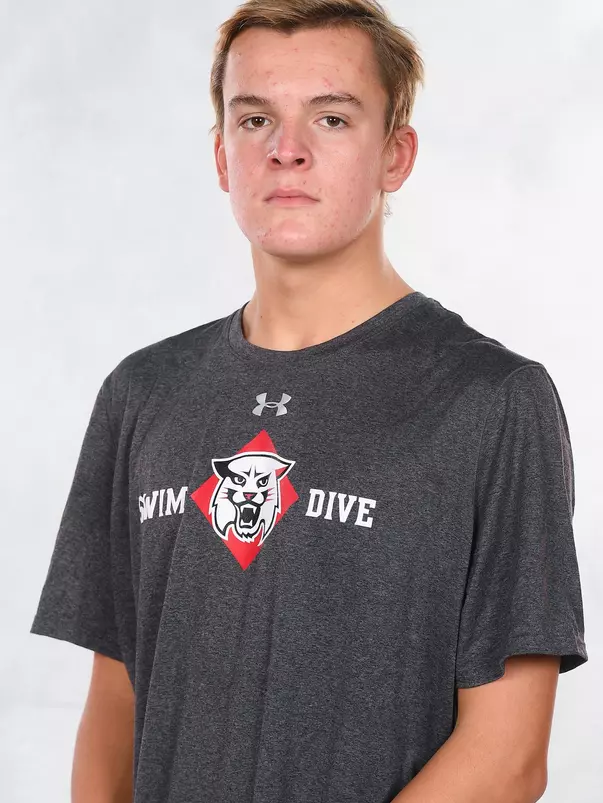 Davidson’s swimming and dive team pose for head and social media photos at the Belk Arena on Thursday, September 17, 2020 in Davidson, North Carolina.