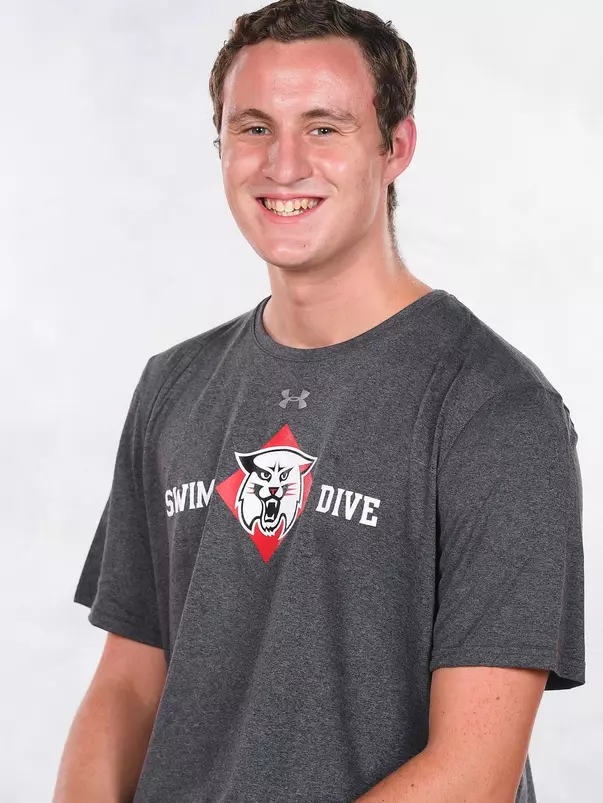 Davidson’s swimming and dive team pose for head and social media photos at the Belk Arena on Thursday, September 17, 2020 in Davidson, North Carolina.