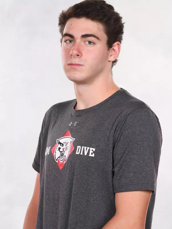 Davidson’s swimming and dive team pose for head and social media photos at the Belk Arena on Thursday, September 17, 2020 in Davidson, North Carolina.