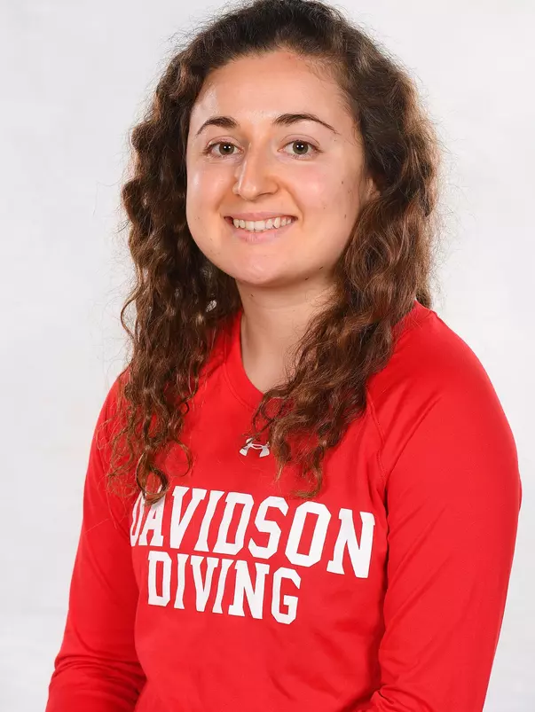 Davidson’s swimming and dive team pose for head and social media photos at the Belk Arena on Thursday, September 17, 2020 in Davidson, North Carolina.