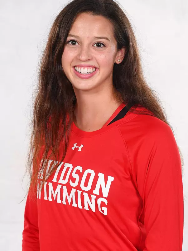 Davidson’s swimming and dive team pose for head and social media photos at the Belk Arena on Thursday, September 17, 2020 in Davidson, North Carolina.