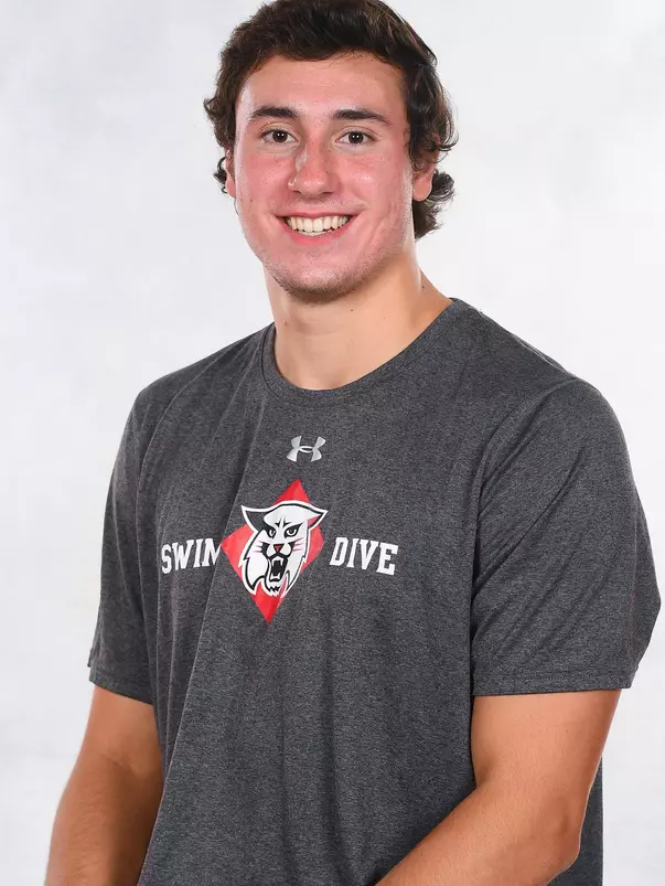 Davidson’s swimming and dive team pose for head and social media photos at the Belk Arena on Thursday, September 17, 2020 in Davidson, North Carolina.