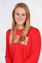 Davidson’s swimming and dive team pose for head and social media photos at the Belk Arena on Thursday, September 17, 2020 in Davidson, North Carolina.