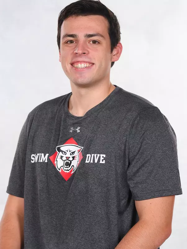 Davidson’s swimming and dive team pose for head and social media photos at the Belk Arena on Thursday, September 17, 2020 in Davidson, North Carolina.