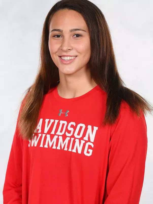 Davidson’s swimming and dive team pose for head and social media photos at the Belk Arena on Thursday, September 17, 2020 in Davidson, North Carolina.