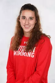 Davidson’s swimming and dive team pose for head and social media photos at the Belk Arena on Thursday, September 17, 2020 in Davidson, North Carolina.