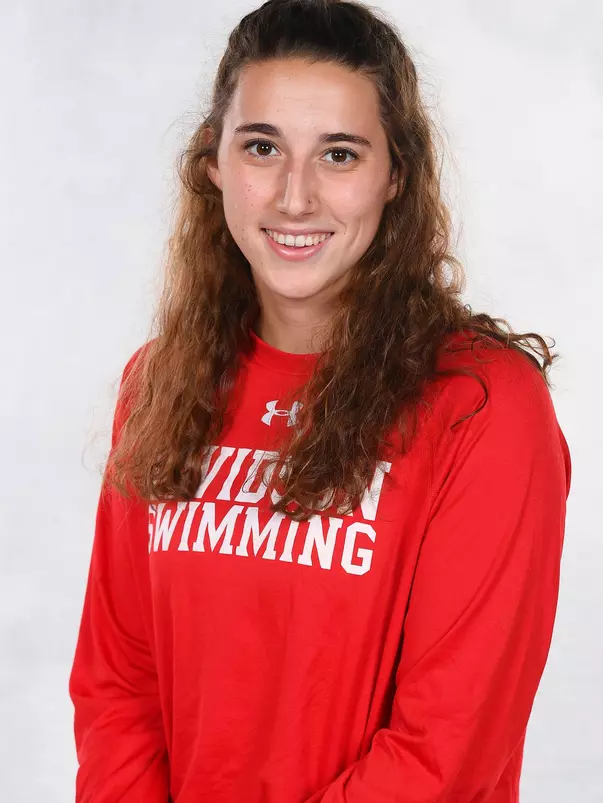 Davidson’s swimming and dive team pose for head and social media photos at the Belk Arena on Thursday, September 17, 2020 in Davidson, North Carolina.