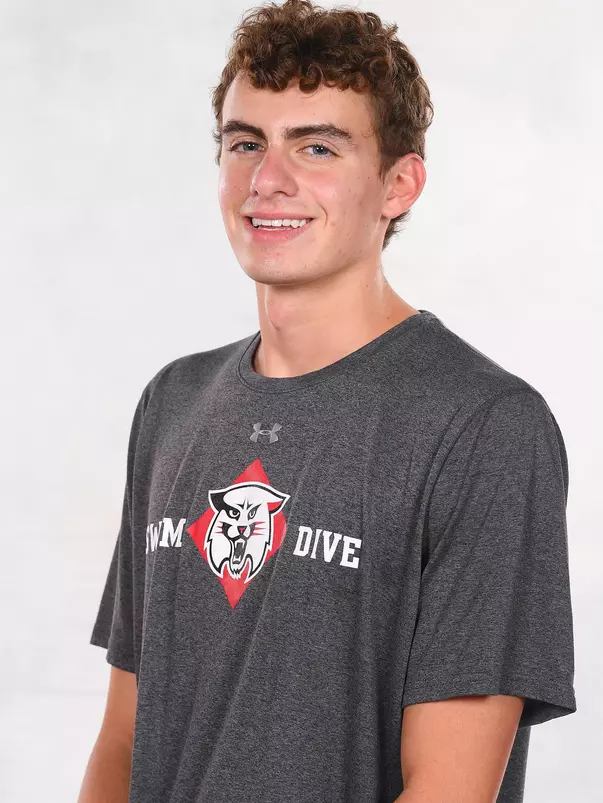 Davidson’s swimming and dive team pose for head and social media photos at the Belk Arena on Thursday, September 17, 2020 in Davidson, North Carolina.