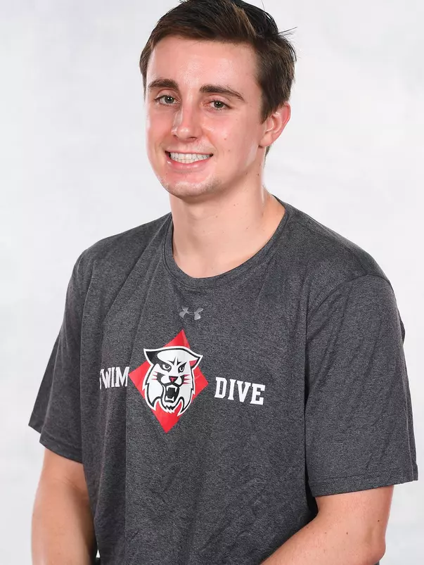 Davidson’s swimming and dive team pose for head and social media photos at the Belk Arena on Thursday, September 17, 2020 in Davidson, North Carolina.