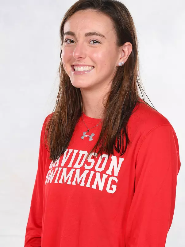 Davidson’s swimming and dive team pose for head and social media photos at the Belk Arena on Thursday, September 17, 2020 in Davidson, North Carolina.