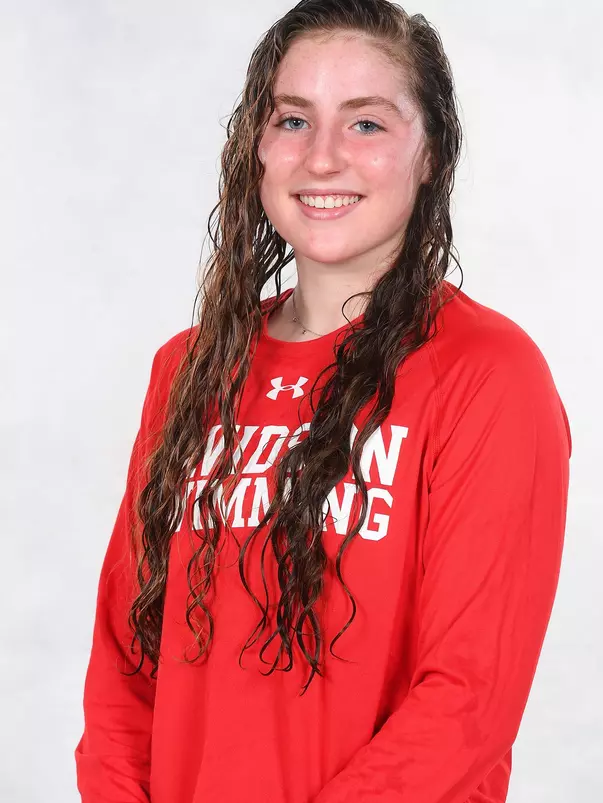 Davidson’s swimming and dive team pose for head and social media photos at the Belk Arena on Thursday, September 17, 2020 in Davidson, North Carolina.
