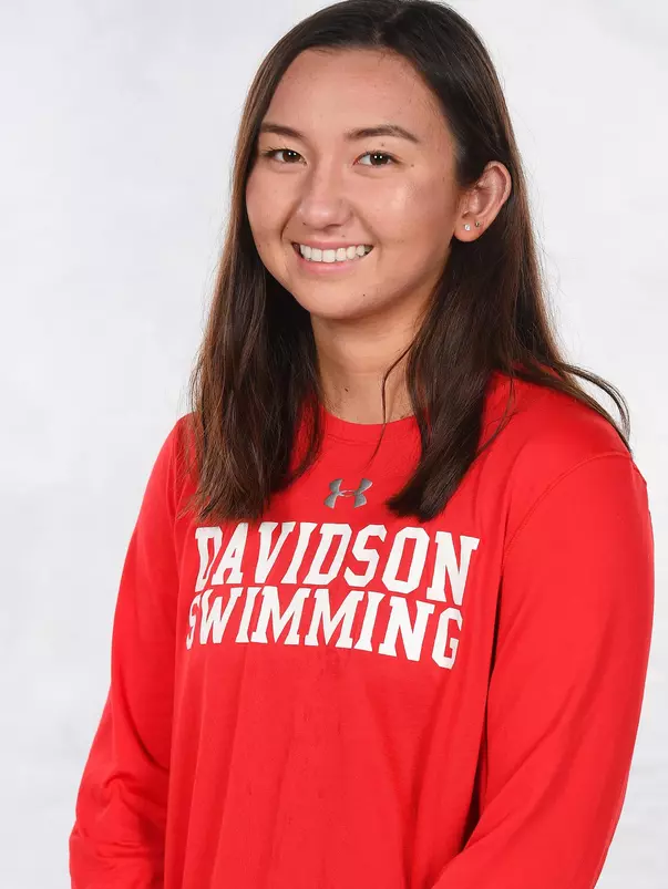 Davidson’s swimming and dive team pose for head and social media photos at the Belk Arena on Thursday, September 17, 2020 in Davidson, North Carolina.