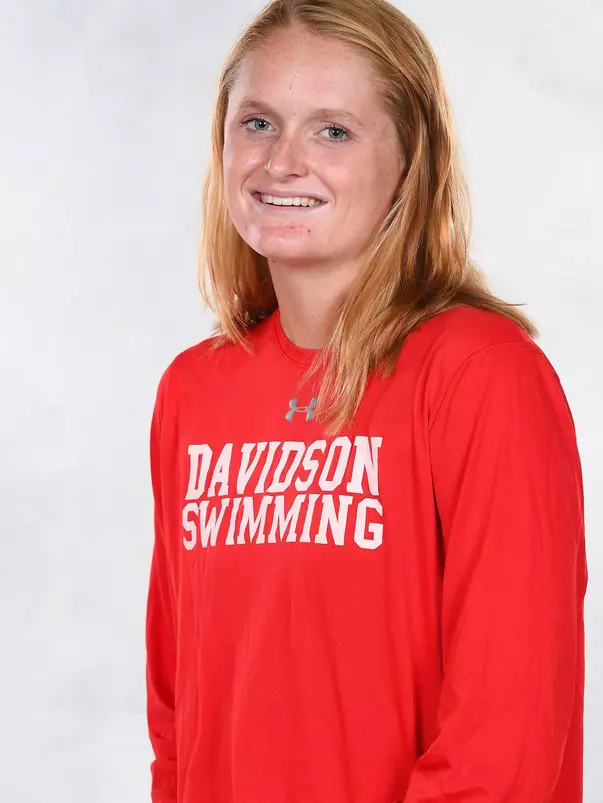 Davidson’s swimming and dive team pose for head and social media photos at the Belk Arena on Thursday, September 17, 2020 in Davidson, North Carolina.