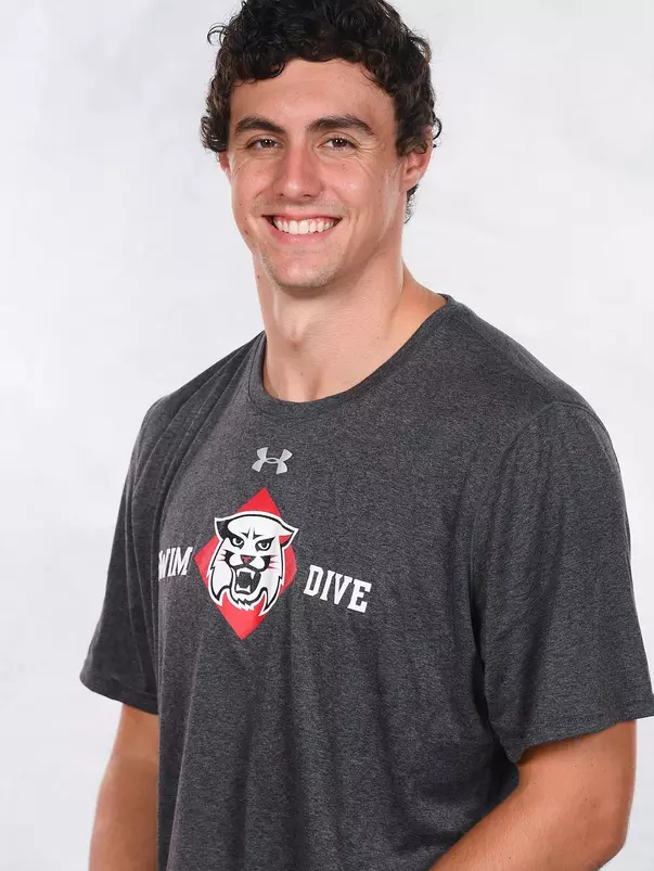 Davidson’s swimming and dive team pose for head and social media photos at the Belk Arena on Thursday, September 17, 2020 in Davidson, North Carolina.