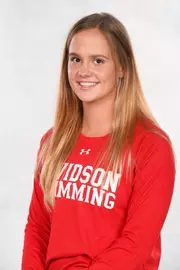Davidson’s swimming and dive team pose for head and social media photos at the Belk Arena on Thursday, September 17, 2020 in Davidson, North Carolina.