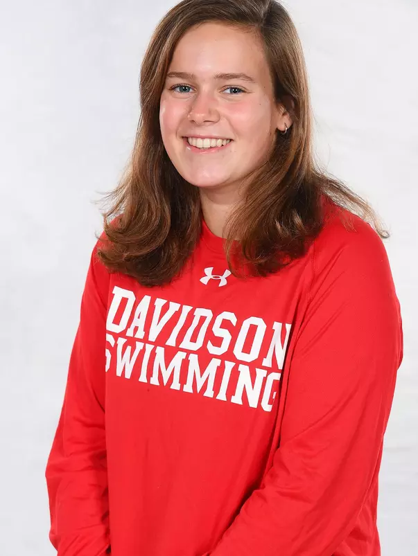 Davidson’s swimming and dive team pose for head and social media photos at the Belk Arena on Thursday, September 17, 2020 in Davidson, North Carolina.