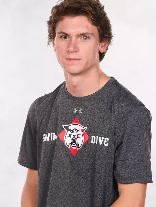 Davidson’s swimming and dive team pose for head and social media photos at the Belk Arena on Thursday, September 17, 2020 in Davidson, North Carolina.