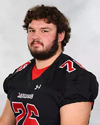 Davidson’s football team pose for head and social media photos at the Belk Arena on Monday, September 28, 2020 in Davidson, North Carolina.