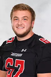 Davidson’s football team pose for head and social media photos at the Belk Arena on Monday, September 28, 2020 in Davidson, North Carolina.