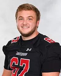 Davidson’s football team pose for head and social media photos at the Belk Arena on Monday, September 28, 2020 in Davidson, North Carolina.