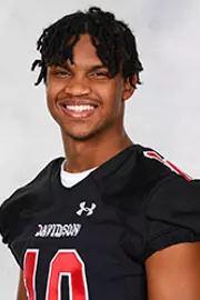 Davidson’s football team pose for head and social media photos at the Belk Arena on Monday, September 28, 2020 in Davidson, North Carolina.